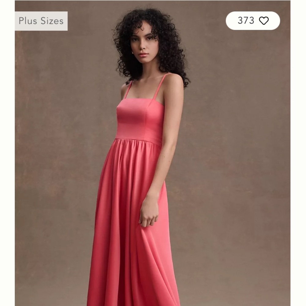 NWT Elsie A Line Silk Gown from BHLDN